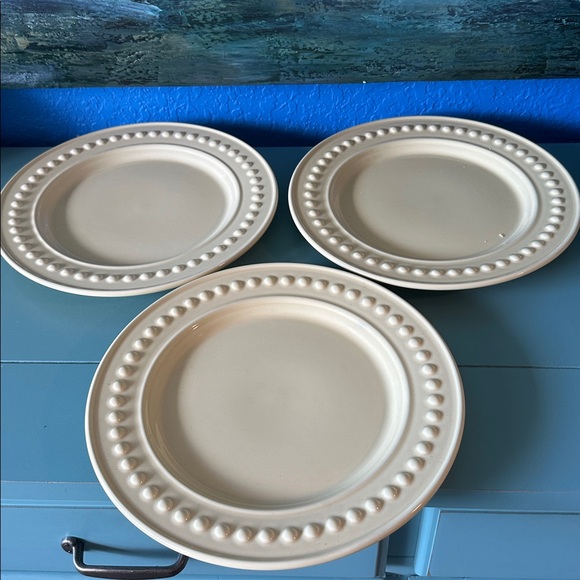 3 Portuguese Bright Sunny Yellow (pics don’t do it justice ) 11.5 Dinner Plates - Picture 5 of 6